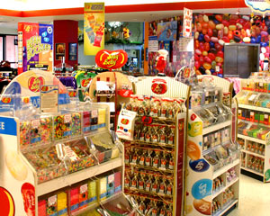 California Factory Candy Store Interior